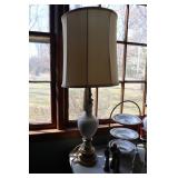 Pair of Hollywood Regency style table lamps 40"H