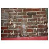 Lot of hurricane shades - Pair are 19"H, one