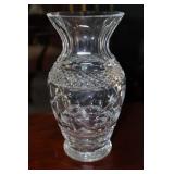 Waterford swirls & dots vase 9"