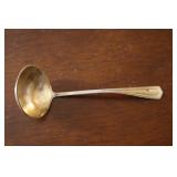 Sterling cream sauce ladle (engraved BB)