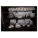 90 Pcs Royal Rose fine china Japan