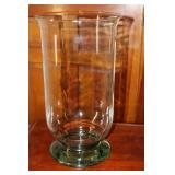 Blown glass vase 16"H