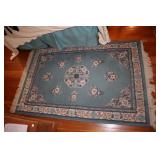 Blue accent rug 61 X 40
