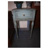 Painted wood night stand/side table