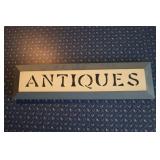 Wood Antiques sign