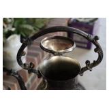 Silverplated tilt tea pot