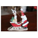 Emgee Hawaii lost in paridise wooden Santa,