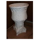 Ceramic Jardiniere and pedestal 30" tall