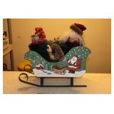 Santa in sleigh