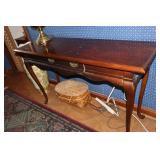 Cherry Queen Anne style console or sofa table