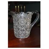 Fostoria "Rosby Clear" pitcher 8"
