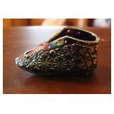 Old Virginia Glass Co. Amethyst carnival glass