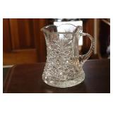 American Brilliant crystal pitcher