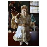 Possible Dreams Clothtique white Santa