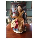 Possible Dreams Clothtique Santa with angel,