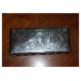 Silverplated 100 Dollar Bill Cigarette Case