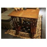 Set 3 wood nesting tables 27.5" x 18.5" x 27.5"