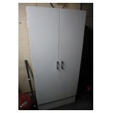 Double door metal cabinet 30 X 15 X 66H