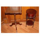 2 candle or plant stands