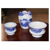 Lot - Romantic Flow Blue Staffordshire England