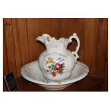 Wash bowl and pitcher set