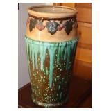 Ceramic umbrella stand (has a chip)