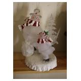 JC Penney Home Collection acrylic lighted snowman