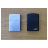 Lot - 2 Zippo lighters