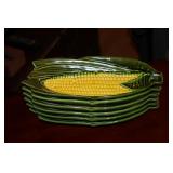 Enesco ceramic corn on the cob dishes