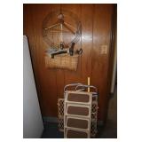 Lot - baby gate, pet step, hangers and more