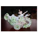 German bisque porcelain figural planter