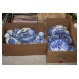 2 boxes blue china - Blue Willow, Liberty Blue,