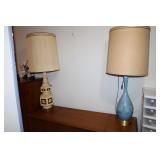 Lot - 2 Mid Certury table lamps