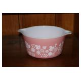 Pyrex Pink Gooseberry #473 casserole dish