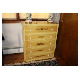 Painted wood dresser