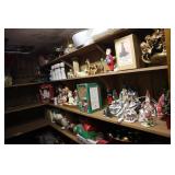 Contents right side of closet, Christmas
