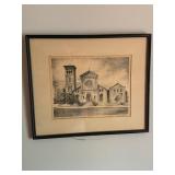 8 Wall hangings - John Moll framed print -
