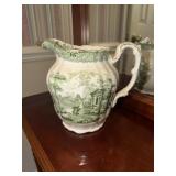 Ridgways England Scenes transferware pitcher