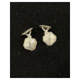 Cufflinks marked White Gold from Belais 14K