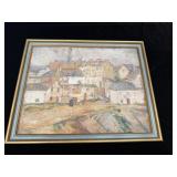 Ethel V. Ashton oil painting titled Arles, France