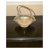 Antique silverplated brides basket