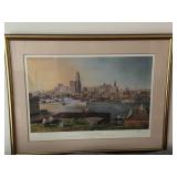 Paul McGehee framed print Old Baltimore Harbor