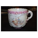 German porcelain mustache cup
