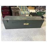 Military wooden shipping crate for