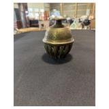 Large brass elephant claw bell
