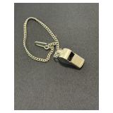 U S Army Regulation solid brass whistle
