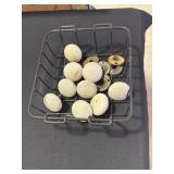 9 Porcelain door knobs