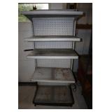 Metal shelving unit 26X18X60