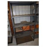Metal shelving unit 37X18X72