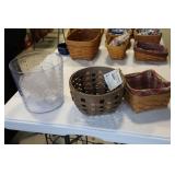 Lot - Longaberger basket 2009 with liner &